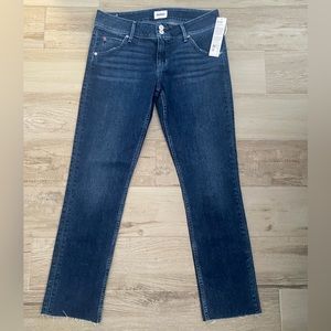 Hudson Collin Mid Rise Straight Crop Sienna Wash Jeans Size 28 New with tags
